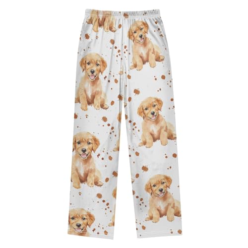 Ginger Puppy Boys Pants Boys Athletic Pants Long Pant for Boywith Pockets Wide-Leg Size 6-14Y2