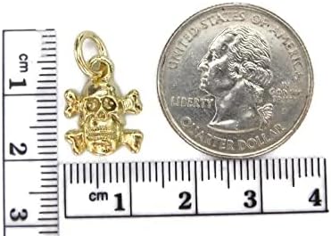 14k Yellow Gold Skull #2