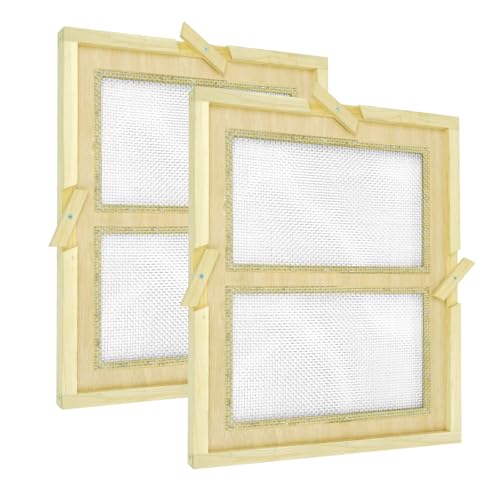 witbee 2Pcs Beehive Double Screen Board, Snelgrove Board for 10 Frame Langstroth Bee ...