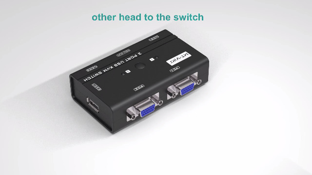 MT-VIKI KVM Switch 8 Port, 8X1 Rackmount KVM Switch VGA, Included 8 2-in-1 KVM Cables & Wire-Desktop Selector, Fit 1U 19'' Rack