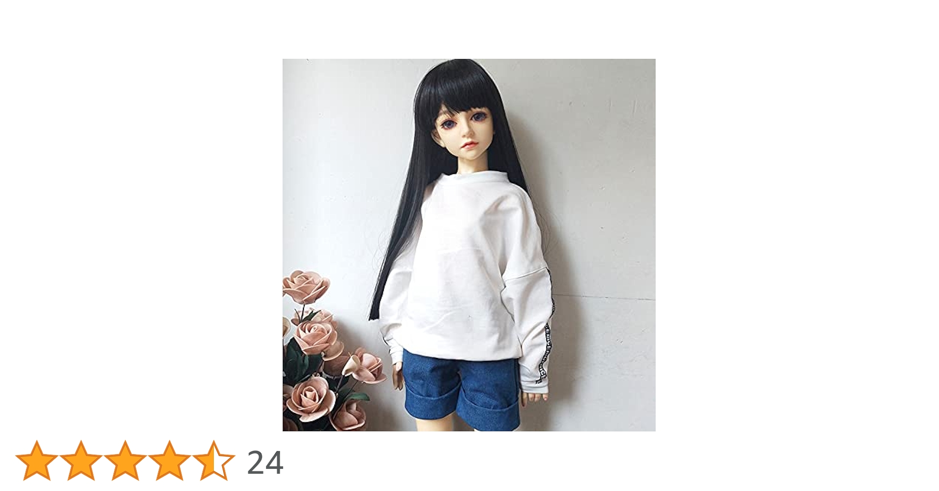 A103 BJD 1/4 ドール 衣装 トップス  ハンドメイド Customized) 1/4 Doll's Clothes for 45cm Bjd Doll Printing