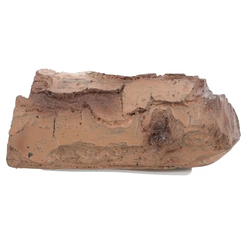 COLLBATH Boîte à Clés Fausse Pierre Résine Résistante Aux Intempéries Cache Clé Extérieur Jardin Rangement Sécurisé Design Réaliste