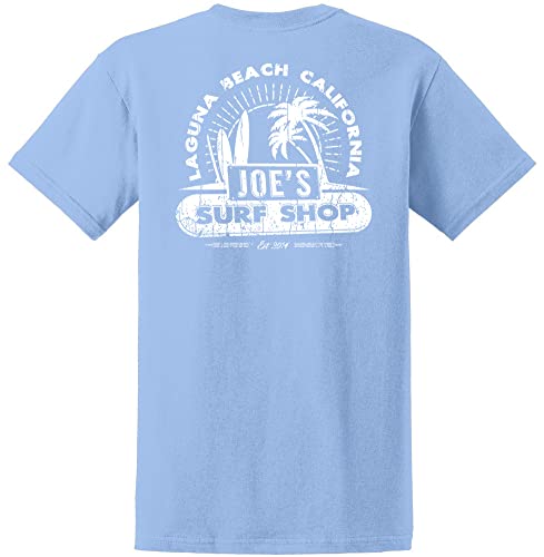 Image of Joe's USA Koloa Surf Tiki Logo Cotton T-Shirts in Regular, Big and Tall Sizes