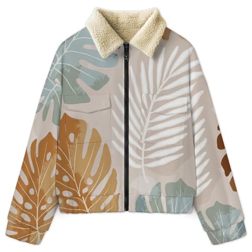Veste polaire femme sherpa zippée et chaude pour affronter le froid de l'hiver