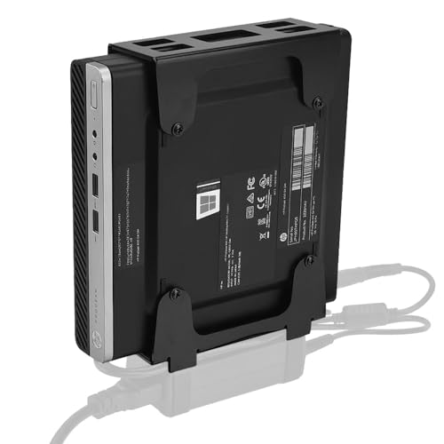 IFCASE Metal Mount for HP 805/800/705 EliteDesk, 600/405/400 ProDesk Desktop Mini PC VESA Adapter, Monitor Arm, Under Desk, Wall Mount (Black)