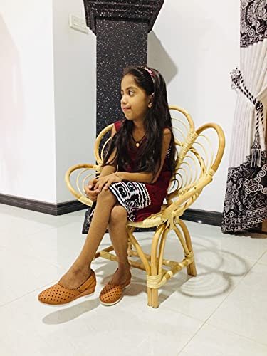 Handmade Sustainable Rattan Kids Baby Nursery Flower Chair #TOP5