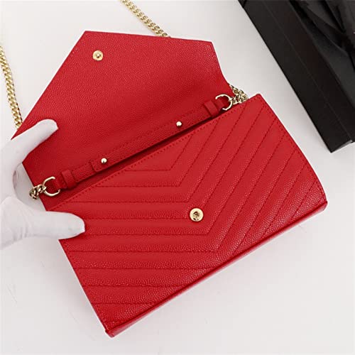 lkpoijuh Bolsa de Mujer Bolsa Bolsa Bolsa Bolso Bolso Bolso (Color : Red, Size : 22.5cm-14cm-4cm) Cover