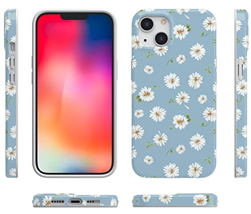 Casely Iphone 13 Case | Compatible With Magsafe | Daisy Daydream Baby Blue Floral Case #TOP5