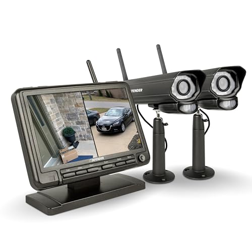 Defender PHOENIXM2 Non-WiFi Plug-in Power Security Cameras- for Home & Business Surveillance Indoor...