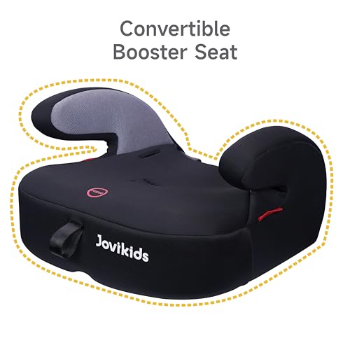 Jovikids Tammy 3in1 Highback Booster Car Seat (Group 1/2/3, 9M-12Y), Convertible to Booster Seat, Forward-Facing Seat w/Adjustable Headrest, 5-point Harness and 3-Point Seat Belt, Baby Travel Carseat