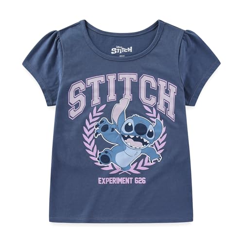 Disney Lilo & Stitch Angel Girls Short Sleeve T-Shirt for Big Kids