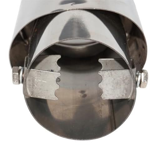 Silenziatore terminale per Subaru per Forester 2008-2012, Acciaio Inossidabile da 63 mm Terminale di Scarico per Auto