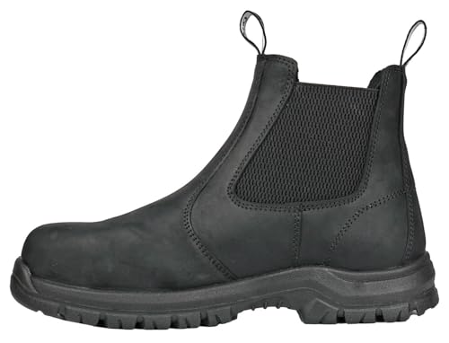 DieHard Polara CT Romeo, Black Leather Work Boot, Slip-On Safety Boot2