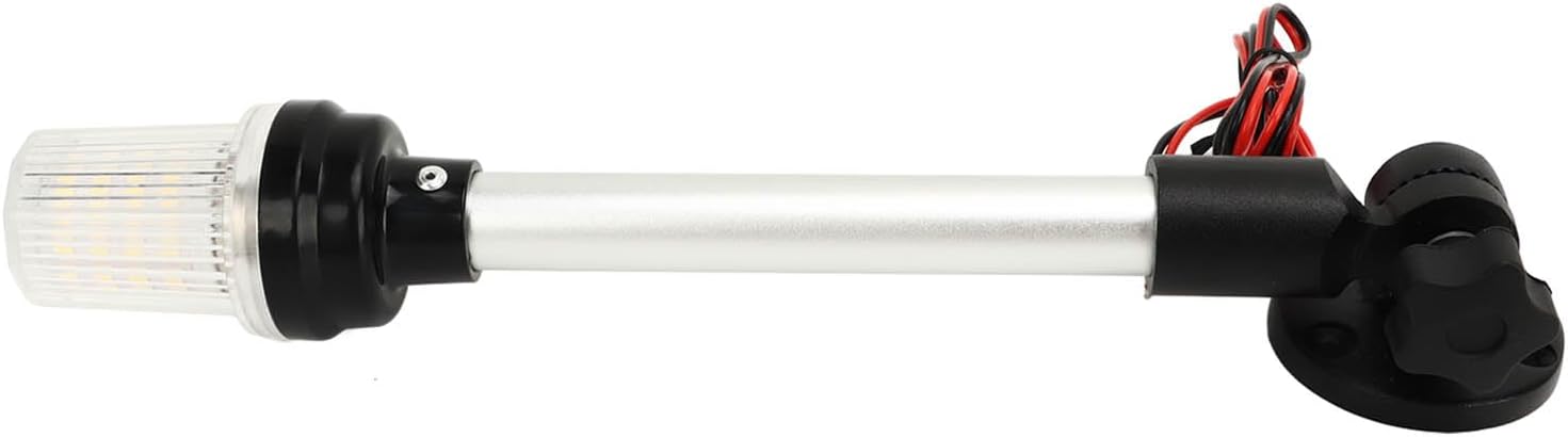 Phantasmia LED折りたたみボートライト 12-24V DC 30.5cm &ndash; 63個LED採用 防水設計 耐塩害 アルミ