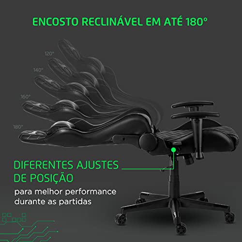 Cadeira Gamer Premium, Xzone, Preto - CGR-03-B