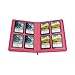 Gamegenic Zip-Up Album 8-Pocket, Organize Standard and Japanese Size Collectible Cards, Premium Card Game Protector, Holds up to 160 Cards, Ideal for Playset Collections, Pink Color