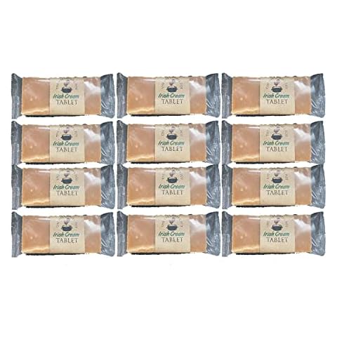 Scottish Homemade Irish Cream Tablet (120g Tablet) 12 in A Box Cover