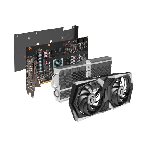 Image of MSI Radeon RX 6700 XT Gaming X 12G Gaming Graphics Card - AMD Radeon RX 6700 XT, 12GB GDDR6, 192 bit, AMD RDNA 2, Twin FROZR 8, TORX Fan 4.0, PCI Express Gen 4, DisplayPort v1.4a, HDMI 2.1