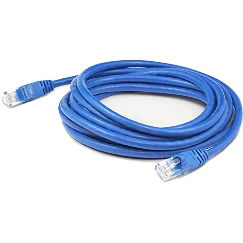 Câble RJ-45 Cat6 AddOn 0,3 m bleu pour organiser votre bureau noir