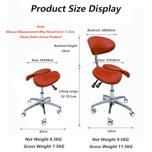 Chaise selle ergonomique tabouret roulettes dossier siège médical maison