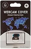 0 Cache Camera X3 pour LG G7 Thinq Smartphone Webcam PC Tablette Lot de 3 (Noir)