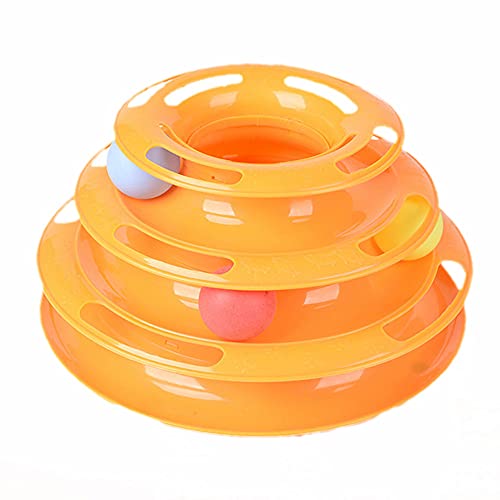 ozgram キャットトイ タワーターンテーブル&ボール オレンジ 猫(Orange) ozgram キャットトイ タワーターンテーブル&ボール オレンジ 猫(Orange)