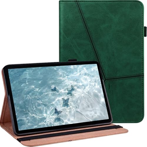 Étui Samsung Galaxy Tab A9 Plus ALILANG vert avec porte-stylo pour tablette 11 pouces