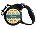 Personalized School Bus Retractable Dog Leash - Medium