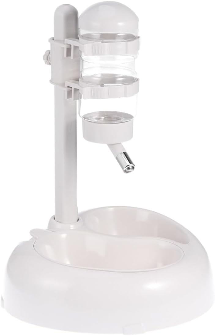 Automatic Pet Water Fountain Dispenser Cat Drinking Fountain Easy to Pet Supplies Non- and Cats White Color No Suckers Needed