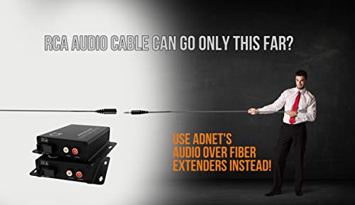 Media converter óptico para conectar audio RCA entre edificios mediante fibra multimodo 3