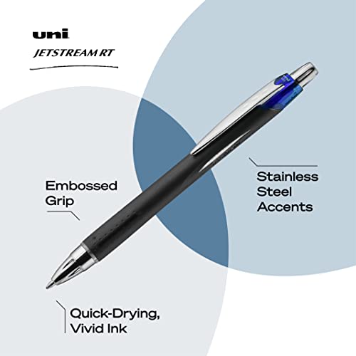 Uni-Ball Jetstream Rt, Blue 1.0Mm Bold Pens, Ballpoint Pen 12 Pack | Office Supplies By Uniball Like Gel Pens, Bulk Pens, Colored Pens, Black Pens, Gel Pen, Ink Pens, Ballpoint Pens, Colorful Pens #TOP1