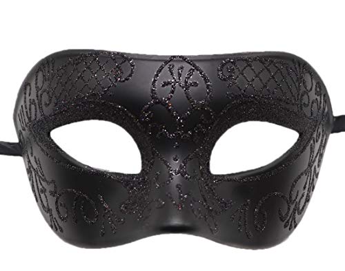 Coolwife Mens Masquerade Mask Venetian Halloween Costume Mardi Gras Party Mask - //coolthings.us