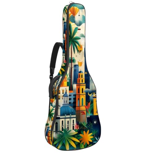 Sac pour guitare étanche 101,6 cm housse de transport à poches