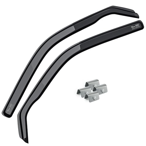 MOTOS Deflectores de Viento para FORD MONDEO MK2 1996-2000 Duraderos y Robustos, Deflector de Lluvia, Reducción de Ruido y Turbulencias del Aire, Fácil Instalación, Protección Estética y Ahorro de Ene