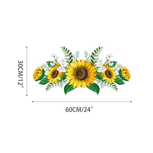 Vinilos decorativos de margaritas y girasoles miniatura 2