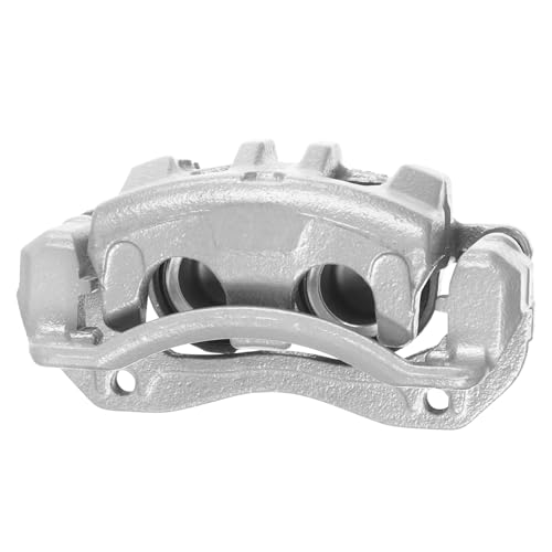 Image of Detroit Axle - Front Left Brake Caliper for Hyundai 2007-2010 Entourage, 2006-2012 2014 Kia Sedona, Driver Side Disc Brake Caliper with Bracket 2008 2009 Replacement