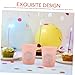 Lurrose 6pcs Unbreakable Plastic Cups for Parties Reusable Drinking Cups Charming Disco Pattern for Juice Beverages and Party Supplies Safe and Design