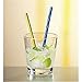 Produktbild 200 Cocktail Trinkhalme, Ø 7 mm, 15 cm, farbig sortiert, gedreht, Papstar 86735