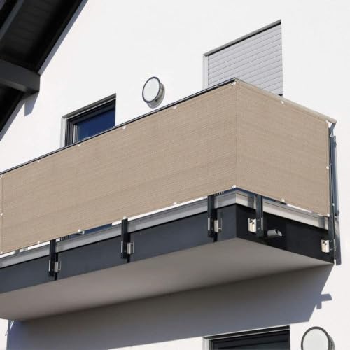 Brise-vue balcon résistant aux déchirures et UV pour intimité