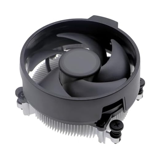 Wraith Stealth AM4 AM5 Socket Fan CPU Cooler with Aluminum Heatsink Compatible with AMD CPU Cooler for Ryzen 5 9600 9500F / Ryzen 7 8700F / Ryzen 5 8600G 8500G 8400F / Ryzen 3 8300G ETC