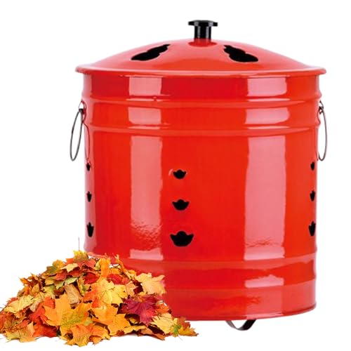 Jaula Quemador Con Tapa | Mango Ergonómico Funciona Buen Incinerador | Quemador A Prueba de Chispa Para Balcón Jardín Camping Exterior Interior