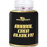 Anabol Crea Alkalyn 6800 mg | 120 hochdosierte Kreatin Kapseln | Kreatin Tabletten für besseren Muskelaufbau | gepuffertes Kreatin Monohydrat