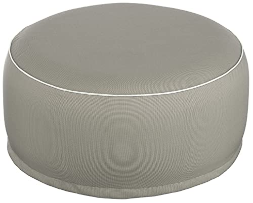 Brandsseller Puf Outdoor Pouf - Puf hinchable para interior y exterior, 55 x 25 cm (topo)
