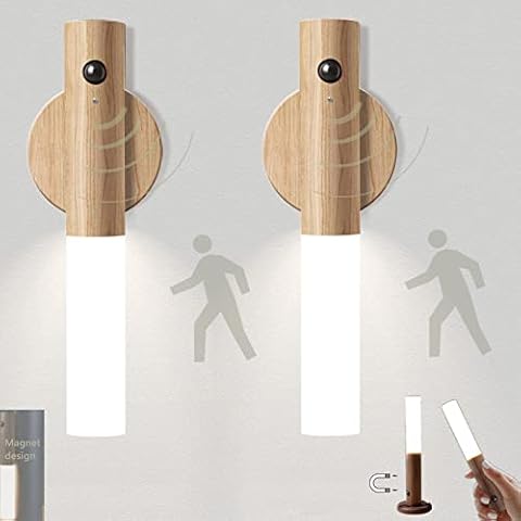 Aplique de Pared LED Sensor de Movimiento Recargable USB Cover
