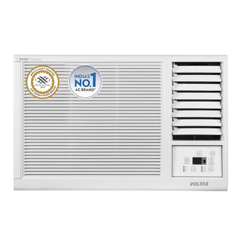Voltas 1 Ton 3 star Fixed Speed Window AC (Copper, Sleep Mode, Memory Restart, Anti Dust Filter, WAC 123 Vectra Platina, White)