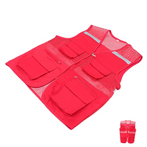 Gilet réfléchissant de travail adulte veste maille respirante bénévolat