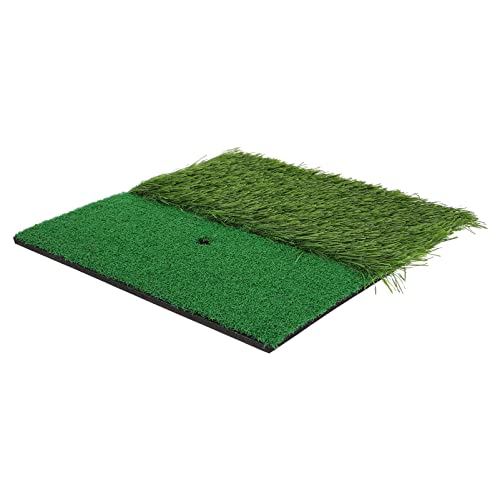 GANAZONO Indoor Golfing Practice Mat Durable Golf Swing Training Aid with Realistic Grass Simulation Portable Golf Hitting Pad for Home Use for Beginners and Enthusiasts