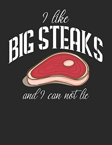 Mein Grillbuch: ♦ deine eigenen Grillrezepte auf einen Blick ♦ Vorausgefülltes Grillprotokoll für deine eigenen Rezepte und Fleisch-Kreationen ♦ ... ♦ Motiv: I like big steaks 5 (German Edition)