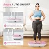MERACH Vibration Plate Exercise Machine, Vibration Plate 440 Lbs Capacity, Bluetooth and Silicone Pedal, Stimulate Deep Fat, Vibration Plate for Lymphatic Drainage, Vibrating for Weight Loss