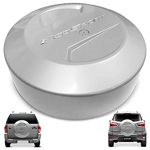 Capa De Estepe Ford Ecosport 2003 a 2017 Prata Enseada Bepo
